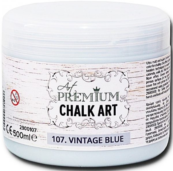 Χρώμα Κιμωλίας Art Premium Chalk Art - 107 Vintage Blue - 500ml