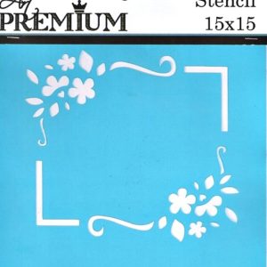 Στένσιλ Art Premium 2900615 - 15x15cm - Κορνίζα