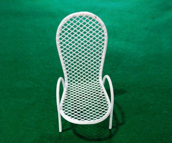 Μεταλλική Διακοσμητική Καρέκλα Λευκή 3473011