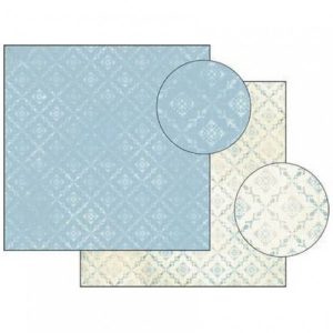 Χαρτί Scrapbooking 5001778 Stamperia Διπλής Όψης - Blue Texture - 31x30cm