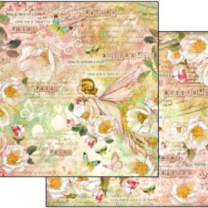 Χαρτί Scrapbooking 5001872 Stamperia Διπλής Όψης - Fairy - 31x30cm