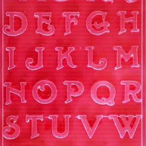 Εύκαμπτο Καλούπι για Σαπούνι-Γύψο 5002025 - 21x29.7cm - Αλφάβητο