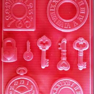 Εύκαμπτο Καλούπι για Σαπούνι-Γύψο 5002074 - 21x29.7cm - Ρολόγια & Κλειδιά