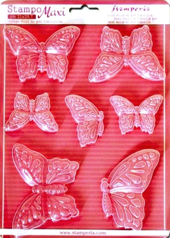 Εύκαμπτο Καλούπι για Σαπούνι-Γύψο 5002100 - 21x29.7cm - Πεταλούδες