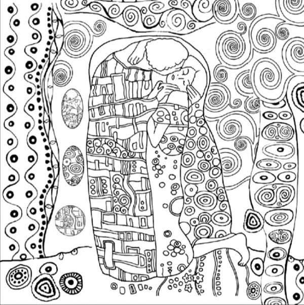 Ριζόχαρτο Χαρτοπετσέτας 5002374 - Klimt - 50x50cm