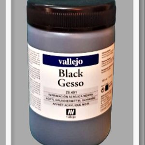 Γκέσο Mαύρο Vallejo VAL28491 500ml