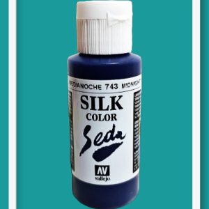 Vallejo Silk Color Seda VAL43743 Midnight Blue 60ml