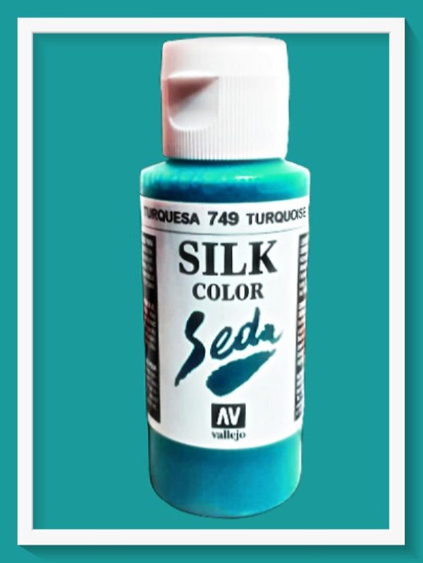 Vallejo Silk Color Seda VAL43749 Turquoise 60ml