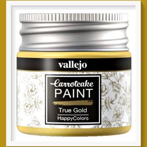 Vallejo Carrot Cake Matt Acrylic Paint 423 True Gold