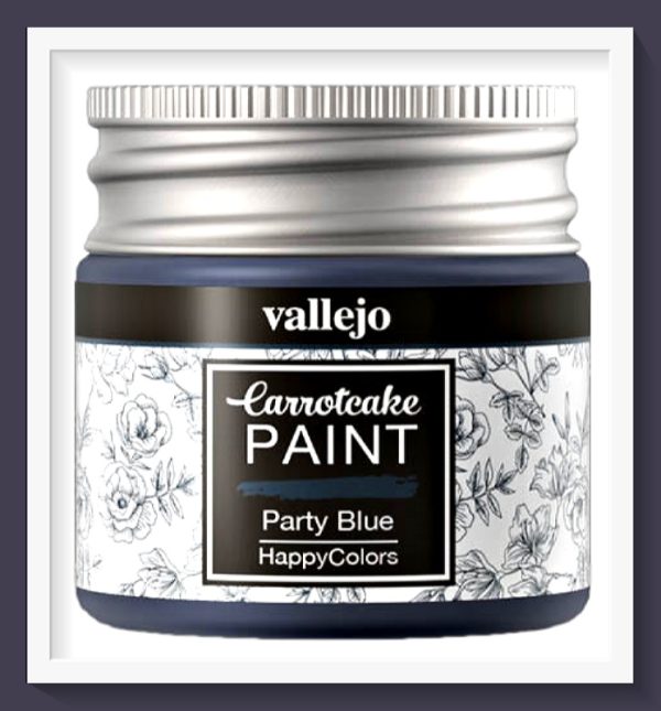 Vallejo Carrot Cake Matt Acrylic Paint 424 Party Blue