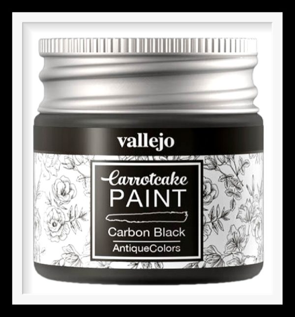 Vallejo Carrot Cake Matt Acrylic Paint 425 Carbon Black