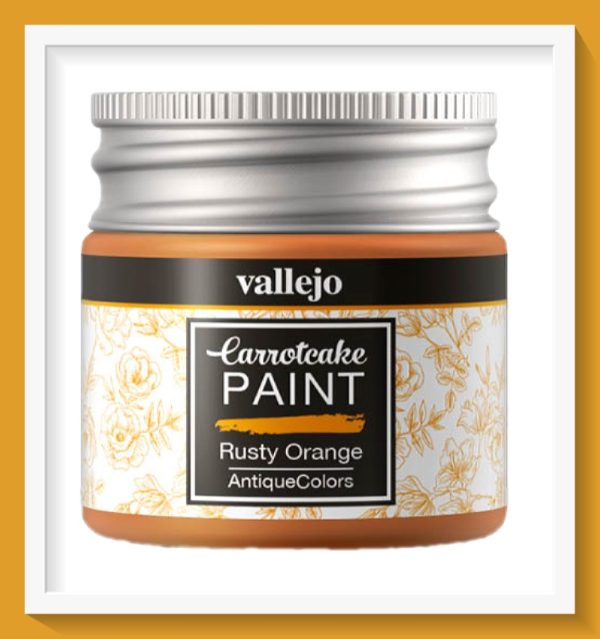 Vallejo Carrot Cake Matt Acrylic Paint 429 Rusty Orange
