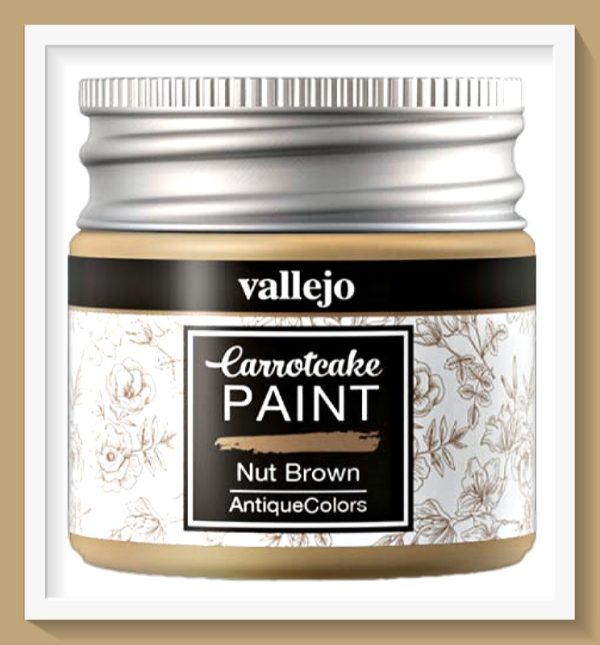 Vallejo Carrot Cake Matt Acrylic Paint 430 Nut Brown