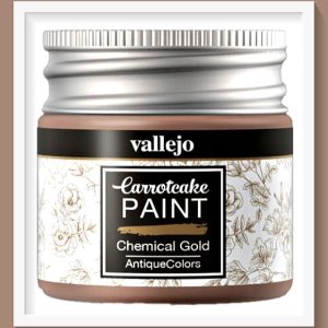Vallejo Carrot Cake Matt Acrylic Paint 435 Chemical Gold