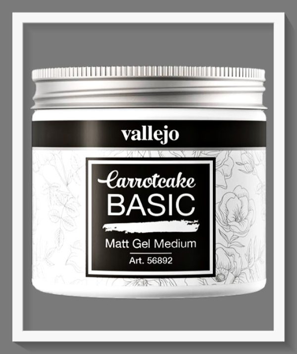 Vallejo VAL56892 Carrotcake Matt Gel Medium 200ml