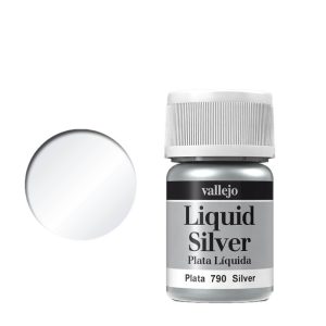 Vallejo Liquid Gold 790 Silver (Alcohol Based)