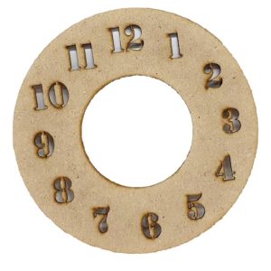 Πάνελ Ρολόι στρογγυλό με νούμερα DF003033 21cmx21cm