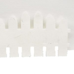 Διακοσμητικός Φράχτης Τσόχα Λευκός  DF00421  12x7cm