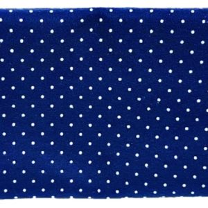 Μπλέ Ύφασμα Τσόχα Πουά  DF00463  50x50cm
