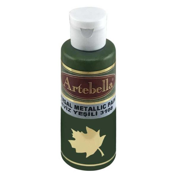 Artebella Ακρυλικό Μεταλλικό Χρώμα - 3108 Walnut Green - 100ml