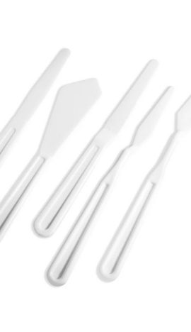 Σέτ Σπάτουλες Πλαστικές 5 Τεμαχίων Royal Essentials RD73 17-19cm