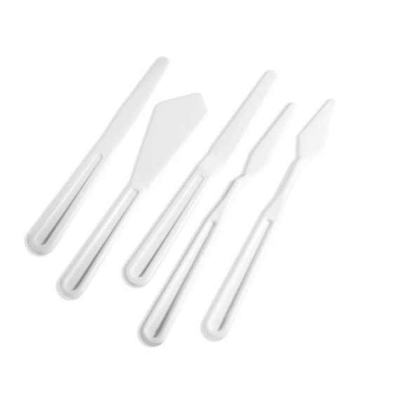 Σέτ Σπάτουλες Πλαστικές 5 Τεμαχίων Royal Essentials RD73 17-19cm