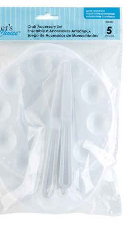 Σέτ 2 Πάλετες ανάμειξης Χρωμάτων και 3 Σπάτουλες RCC807